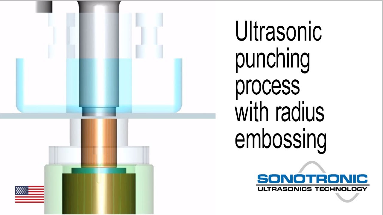 Ultrasonic punching process with radius embossing - Sonotronic GmbH