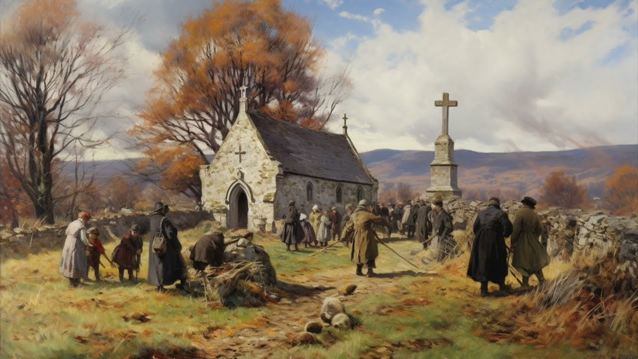 &ldquo;In a Country Churchyard&rdquo; by Chris de Burgh from the album &ldquo;At The End Of A Perfect Day&rdquo;
