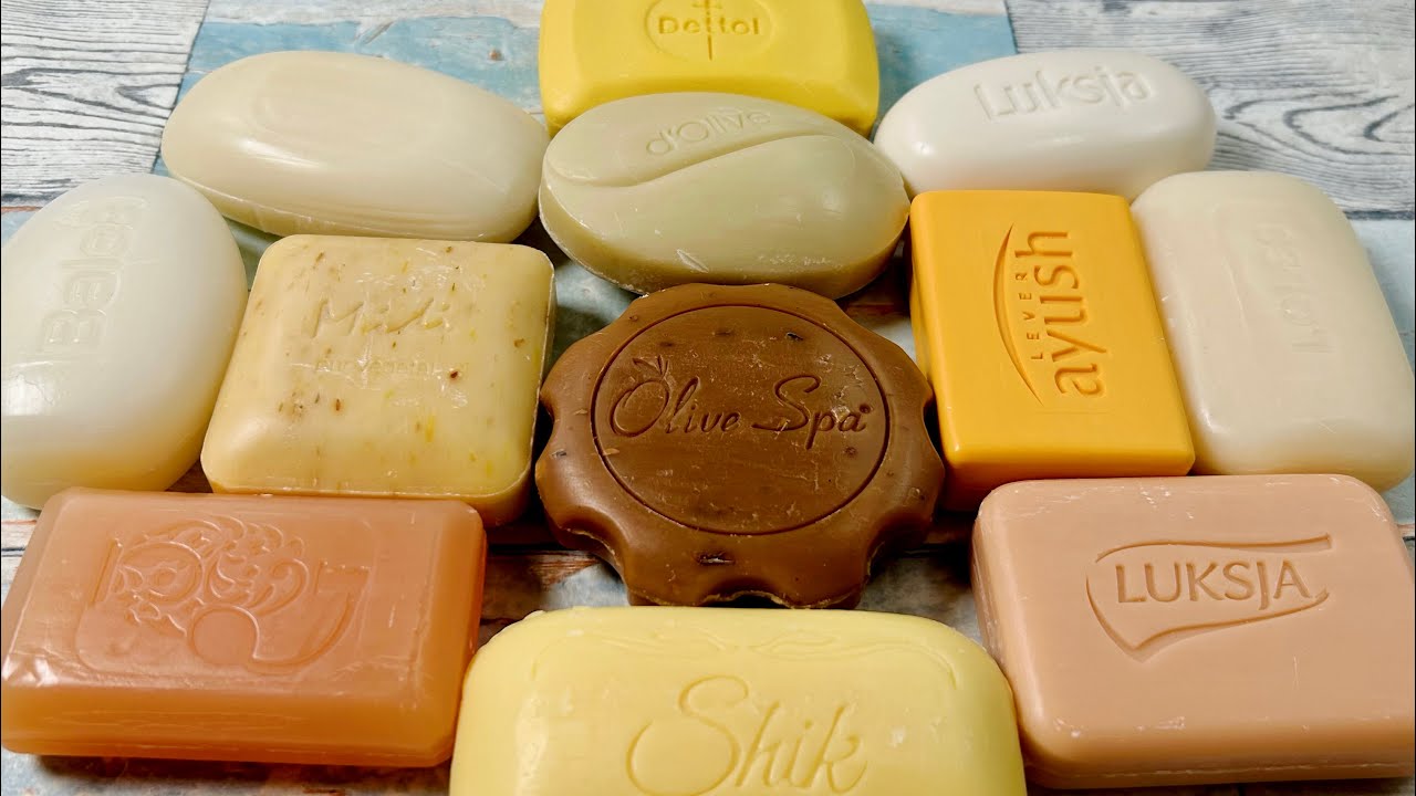 ASMR soap cutting 💛 Резка мыла АСМР
