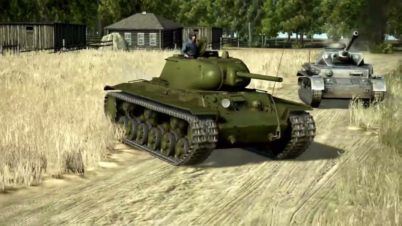 KV 1s and ME 262 (Dark is the Night)