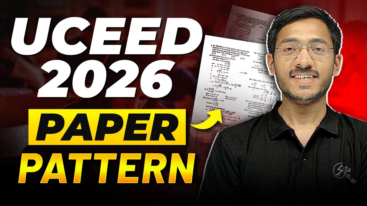 UCEED 2026 Paper Pattern | Sachin Prajapat