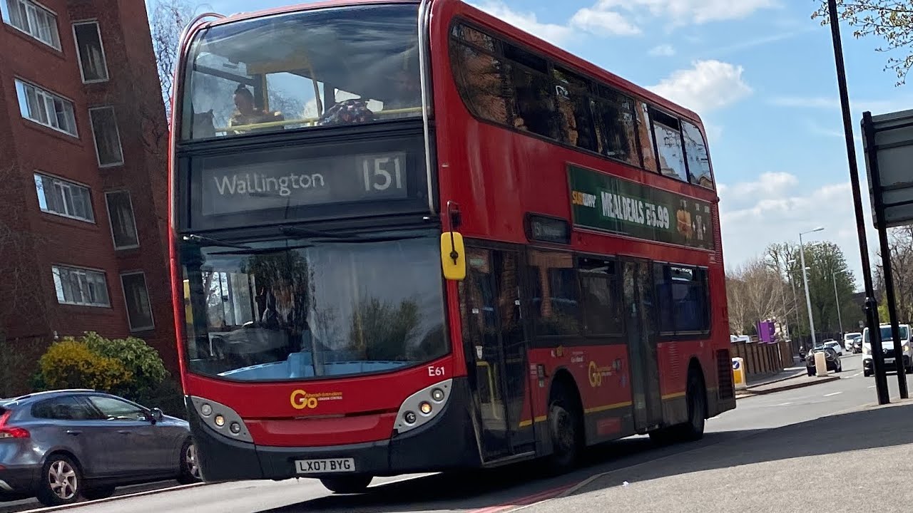 ADL Enviro400 Go Ahead London General E61 - LX07 BYG Route 151 Wallington. Based on (A)