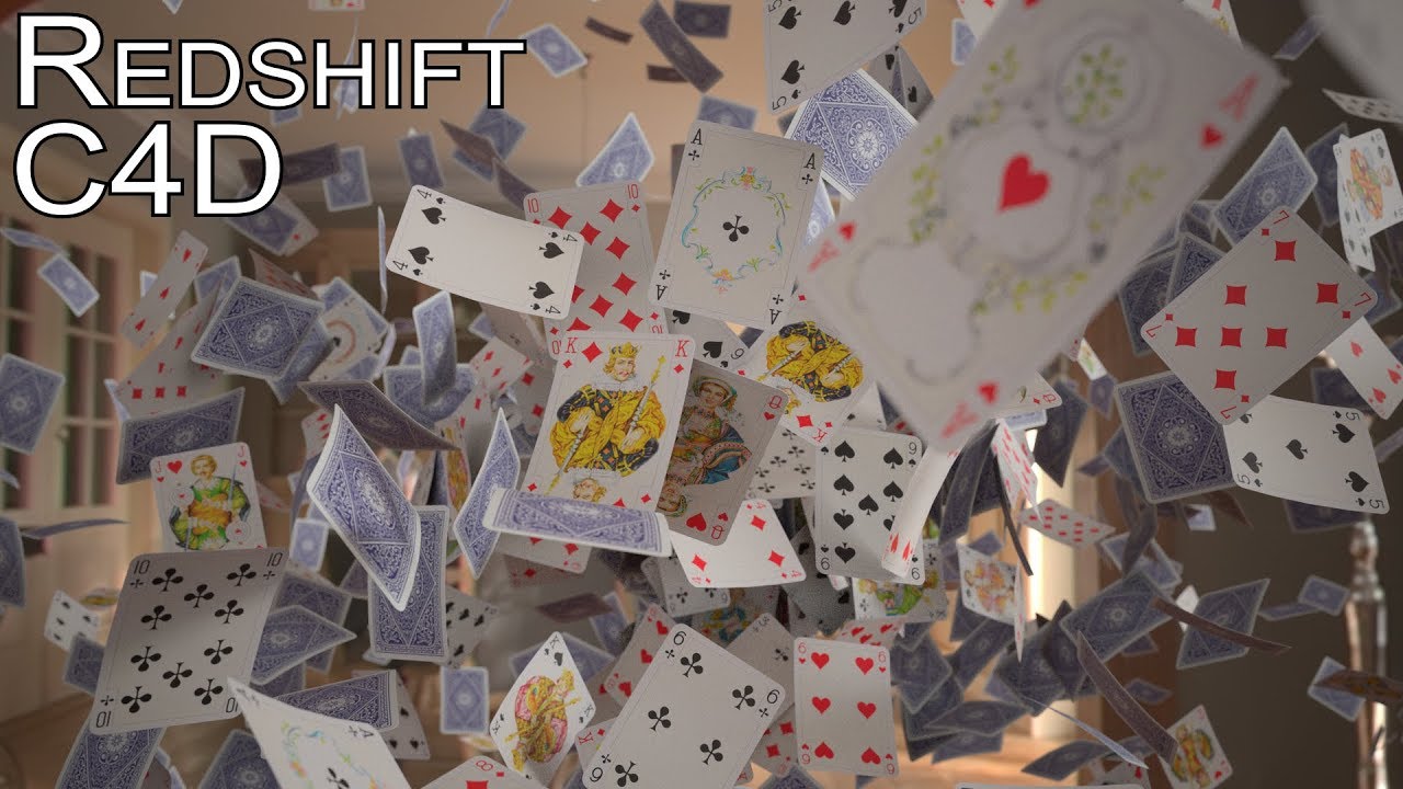 Redshift / C4D / Playing Cards / Shader Switch