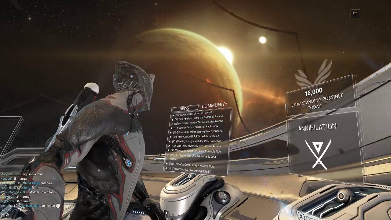 Warframe - Casual gameplay