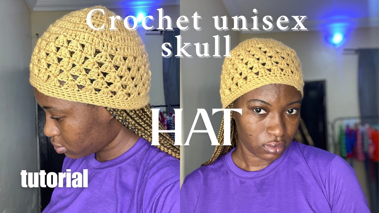HOW TO: Crochet a Unisex Skull Hat | Easy & Stylish Tutorial for All Levels