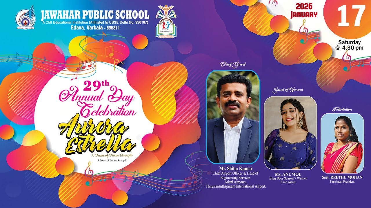 JAWAHAR PUBLIC SCHOOL  // 29TH ANNUAL DAY CELEBRATION