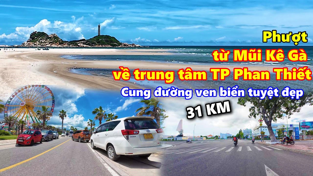 Phượt xe máy trên cung đường ven biển tuyệt đẹp từ Mũi Kê Gà về trung tâm TP Phan Thiết [Không Cắt ]