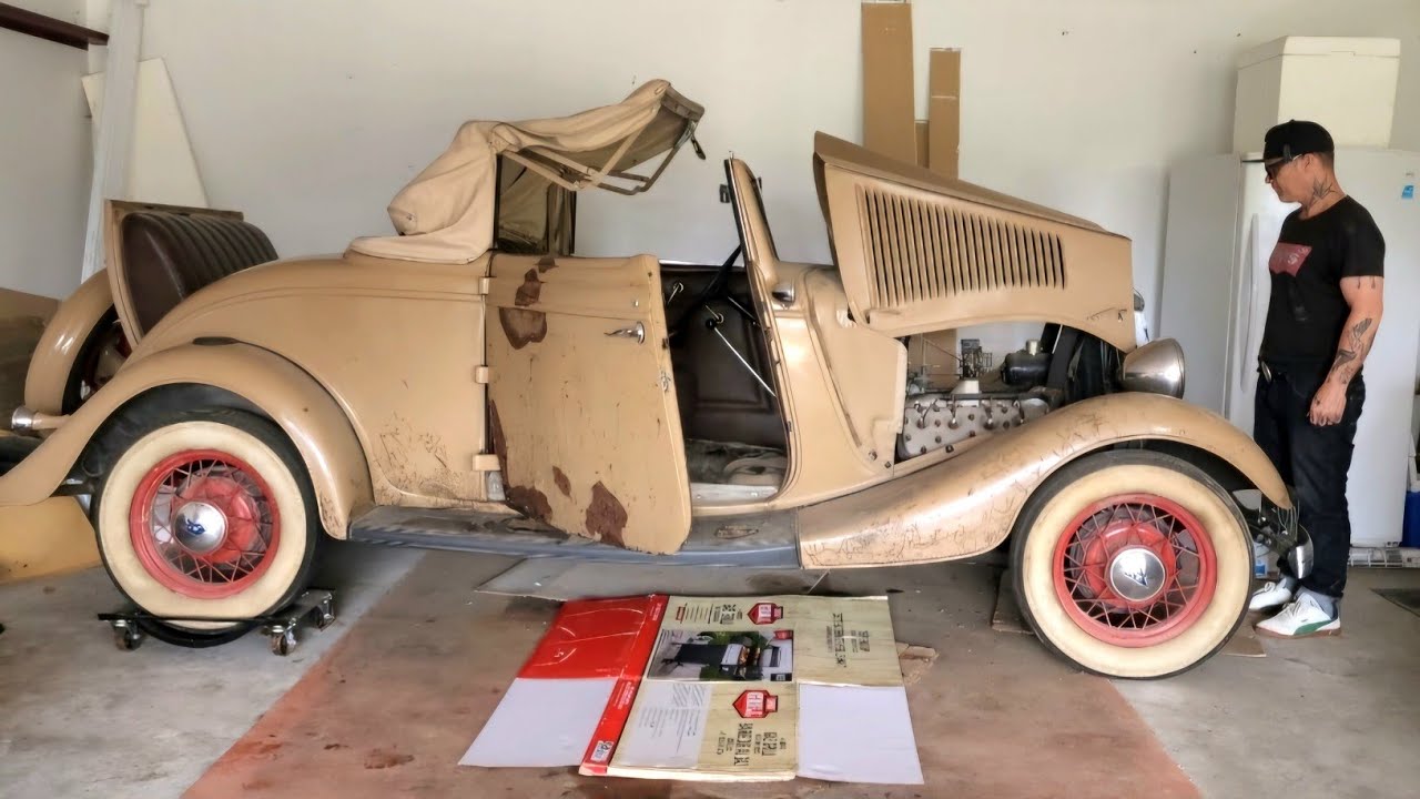 Unbelievable find!!! 🤯 This 1934 Ford is COMPLETE and for sale... should we buy it or walk away?? 😳