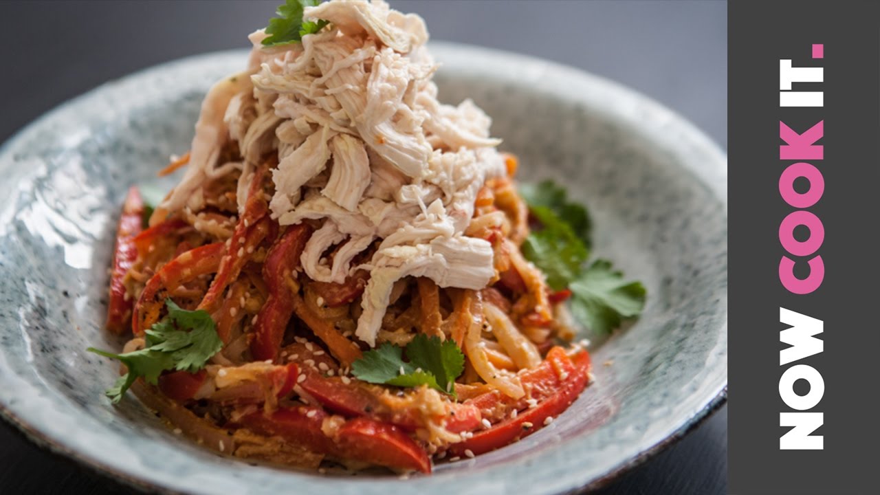 Nutty Chicken Noodle Stir Fry Recipe