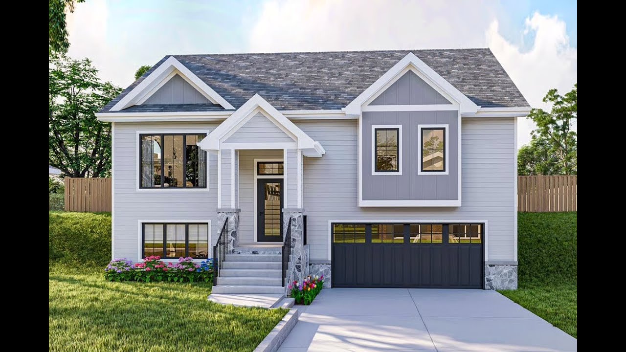 Building a Traditional Split-Level Home in The Sims 4!!