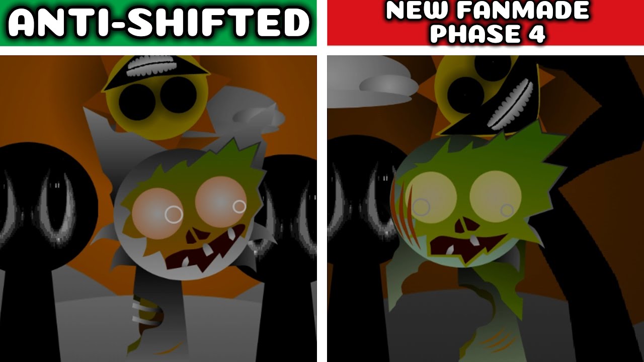 incredibox Sprunki Anti-Shifted Phase 3 vs Fanmade Phase 4: Who’s Got the Cooler Transformation?