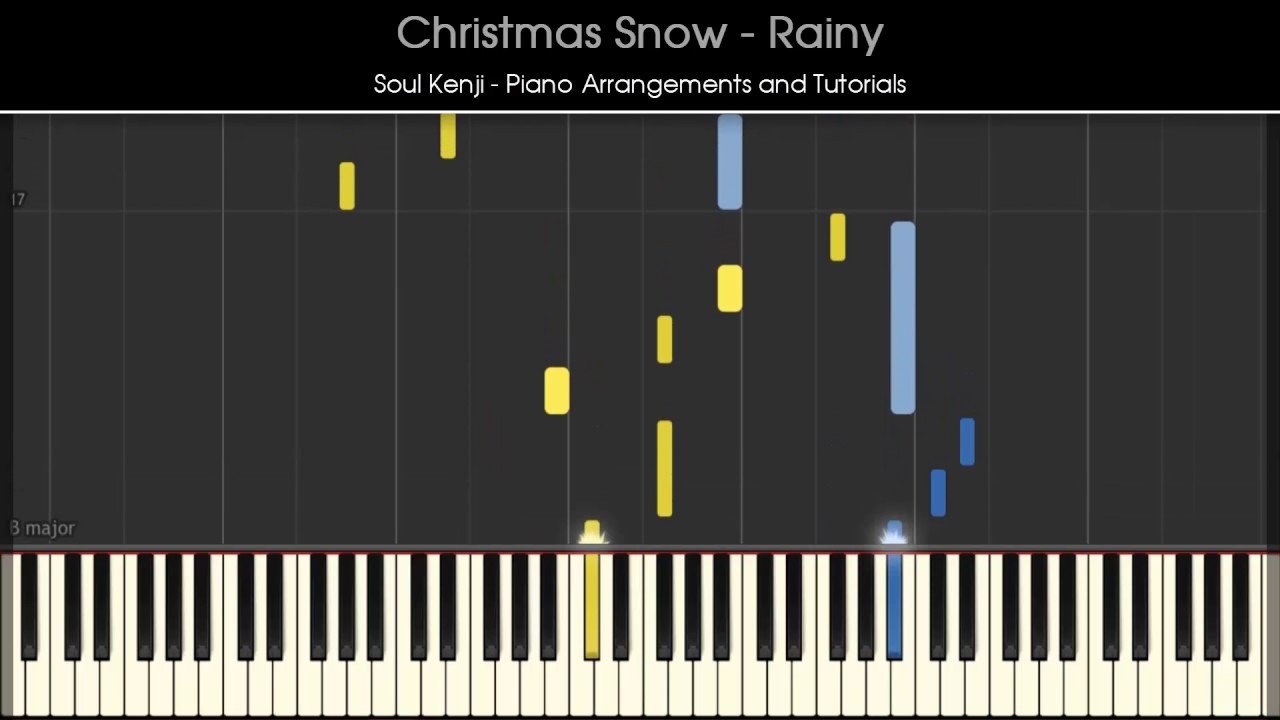 Christmas Snow - Rainy | Piano Tiles 2 [Piano Tutorial - Synthesia]