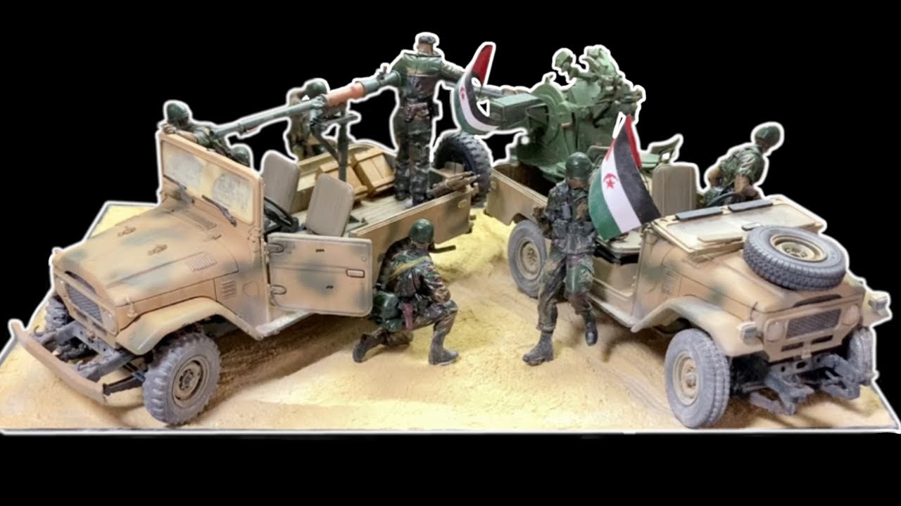 Diorama del Frente Polisario escala 1:35 - Parte I: Montaje paso a paso en detalle / Maquetas Hechas