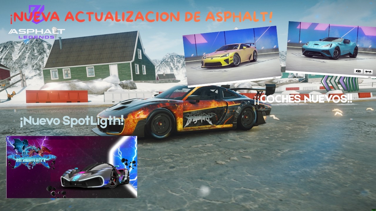 ¡Nueva actualizacion de Asphalt y con nuevas cosas! 👀