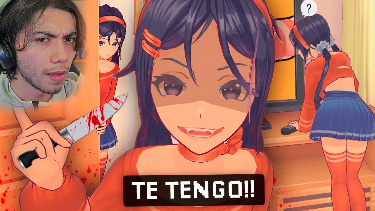 ESTA YANDERE me ENCERRÓ en un JUEGO DE CELULAR... literal xD | MiSide