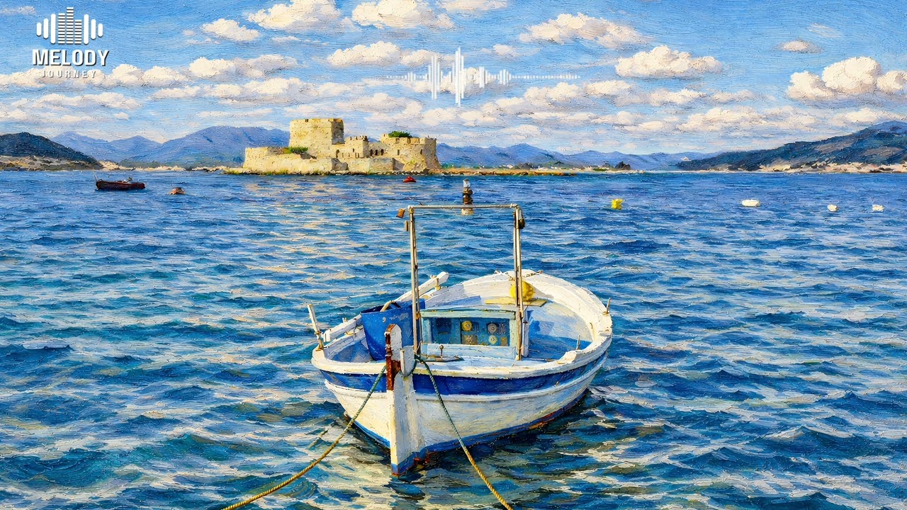🏰 Riverside Castle in Greece |Relaxing Instrumental for Daily Focus 🌿