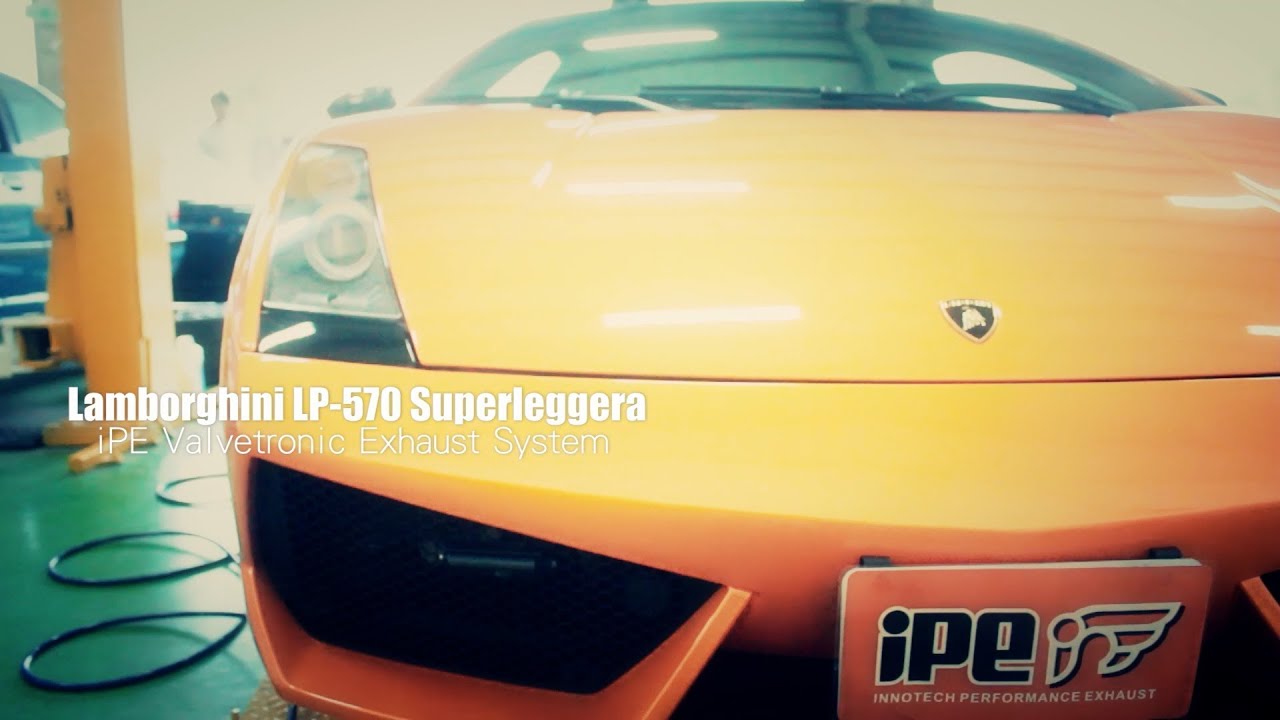 Lamborghini Gallardo SUPERLEGGERA  iPE Innotech Valvetronic Exhaust System