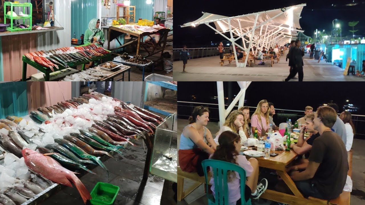 Seafood culinary at low prices in Kampung Ujung Labuan Bajo, Komodo Island