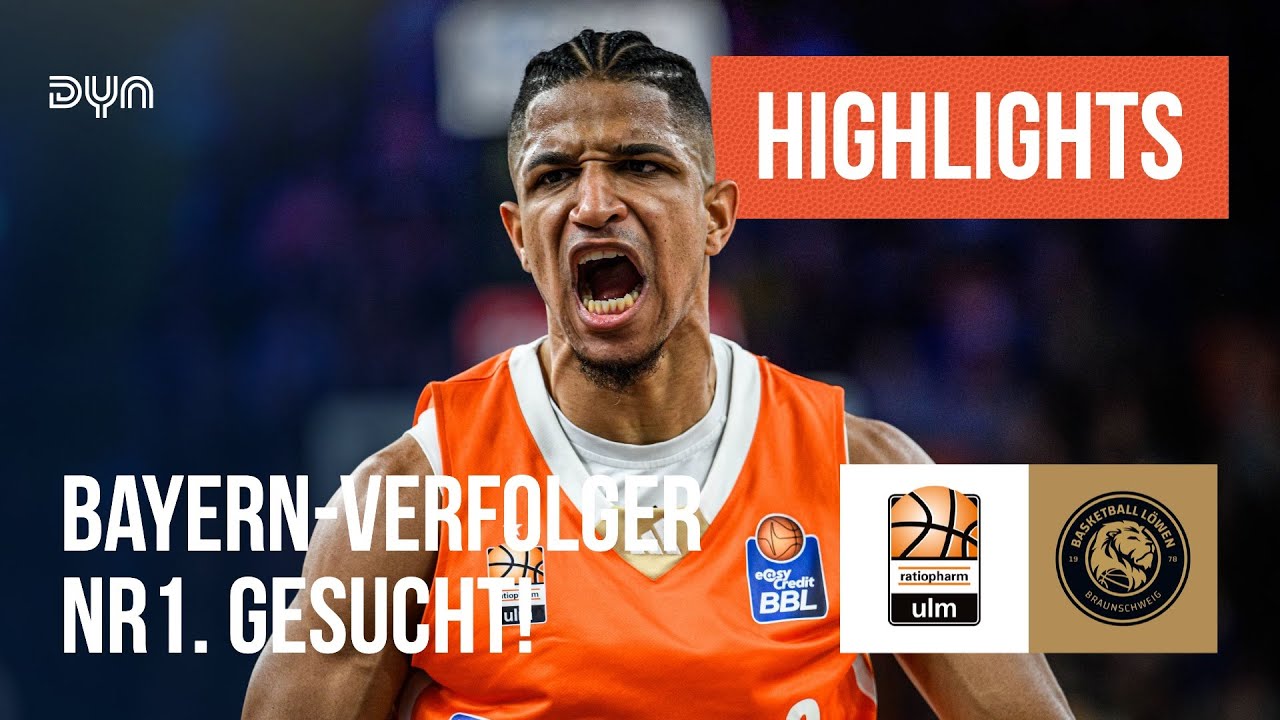 Highlights: ratiopharm ulm vs Basketball Loewen Braunschweig | easyCredit BBL | Dyn Basketball