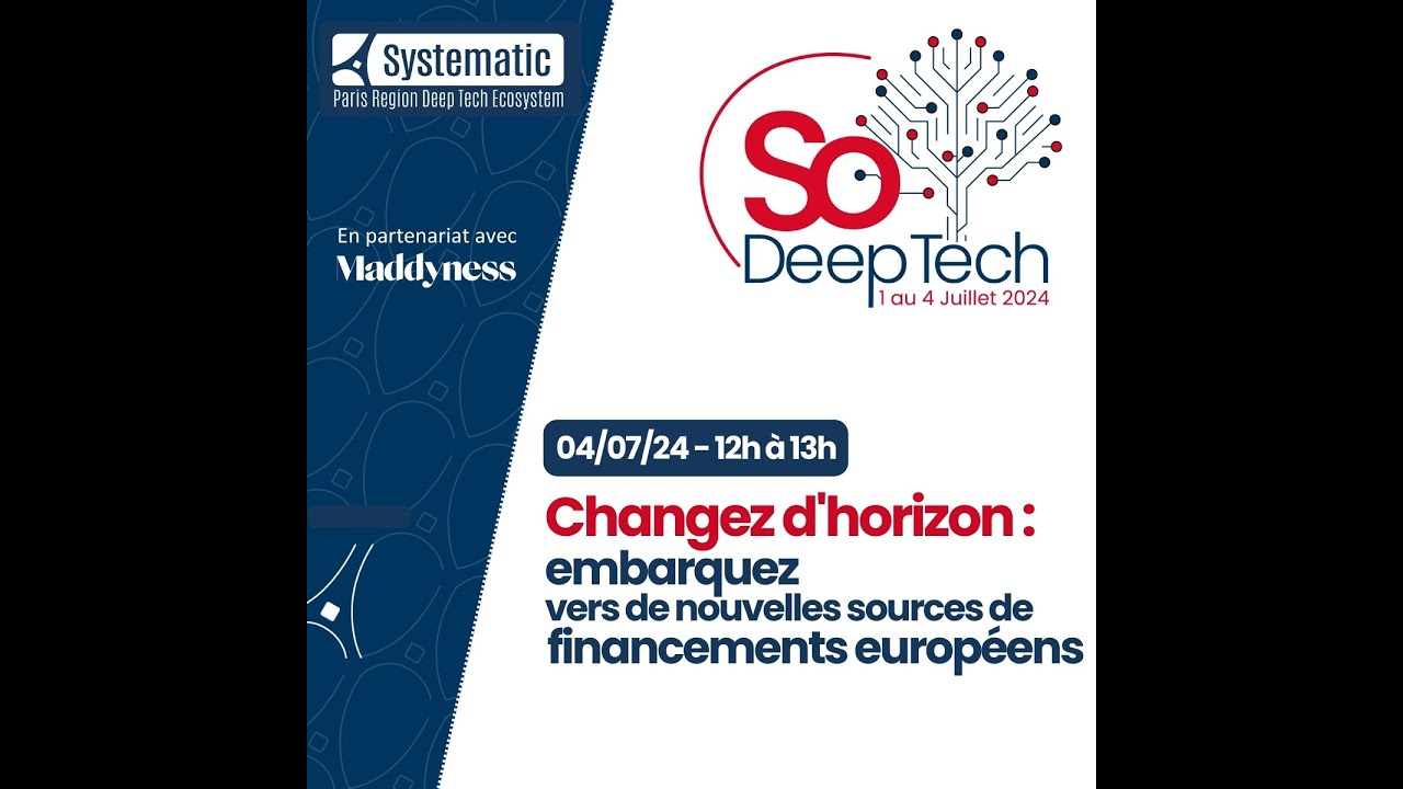 SDT 2024 - Changez d'horizon : embarquez vers de nouvelles sources de financements européens