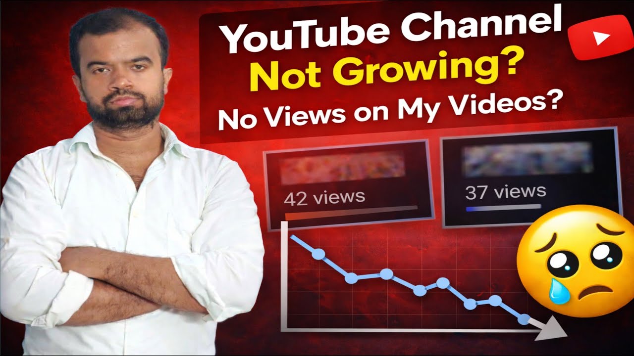 My YouTube channel Not Growing 😭😭#trendinginformationbyhimanshuraj #youtubemonetization #views #tech