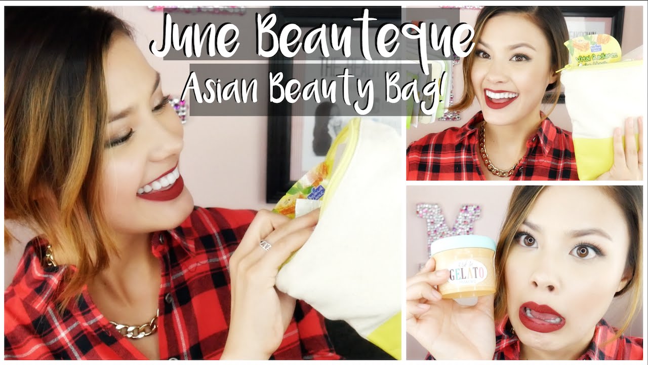 June Asian Beauty Bag! Beauteque Un-Boxing | Gelato Mask, Chocopie Hand Cream, and more!