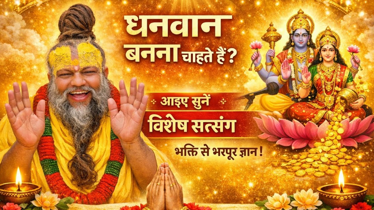 धनवान बनना चाहते हैं? सुनिए यह विशेष सत्संग | धन और सुख पाने का रहस्य🙏✨🌼