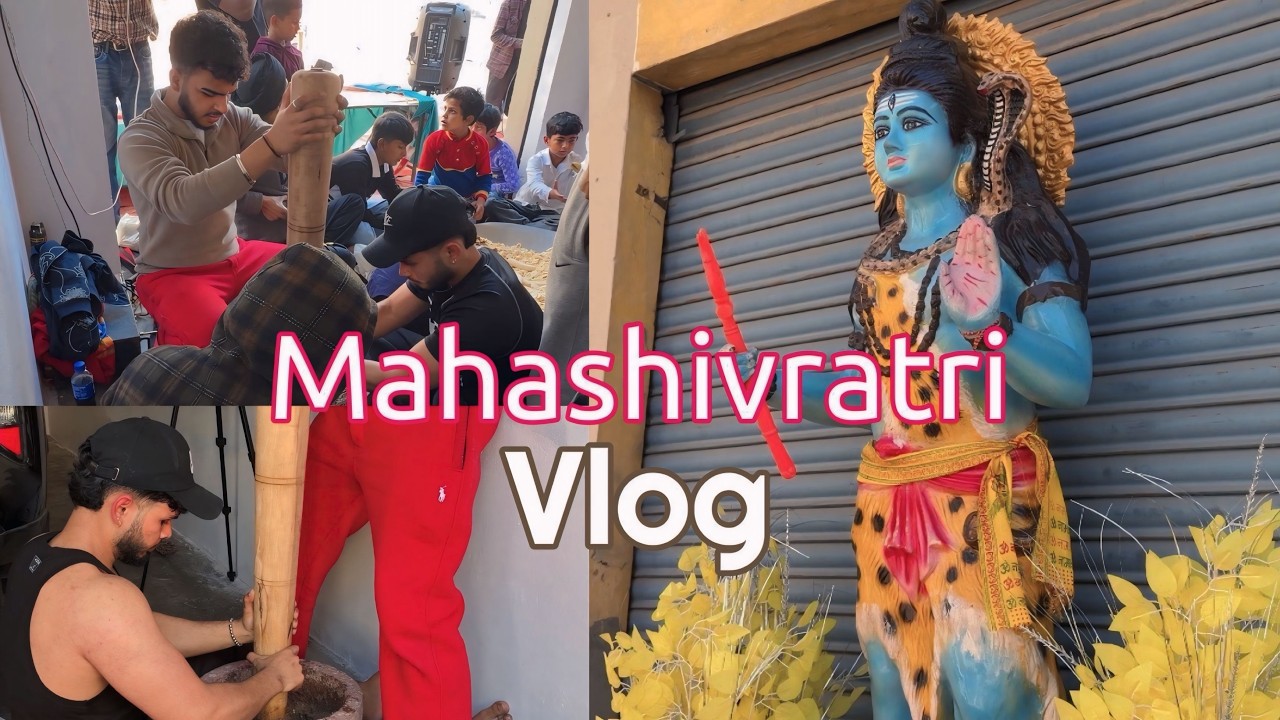Mahashivratri Vlog | Bhaang da Nasha | Langar seva and dance with brothers...
