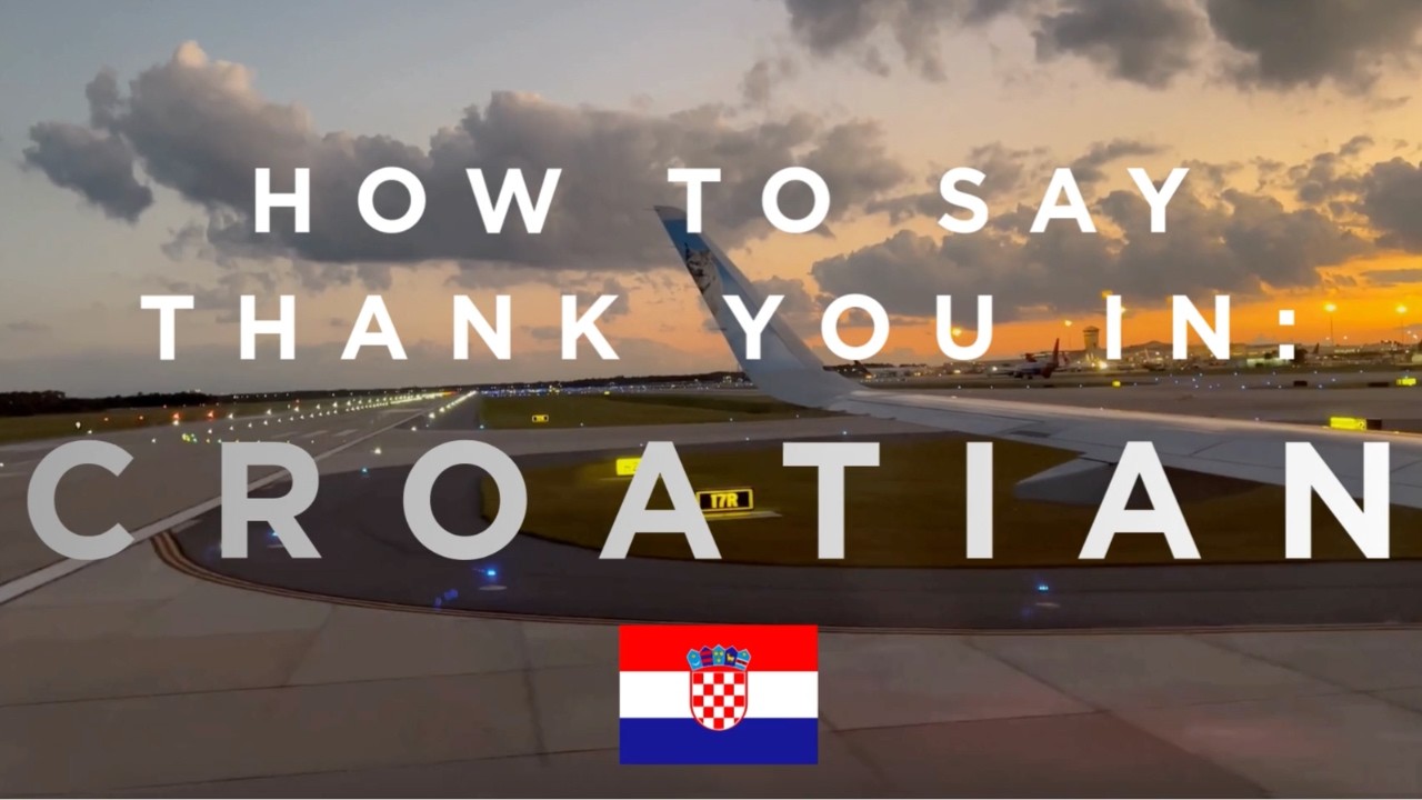 How to Say Thank You in Croatian / How to Pronounce Hvala