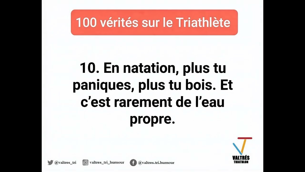 100 vérités sur le Triathlète