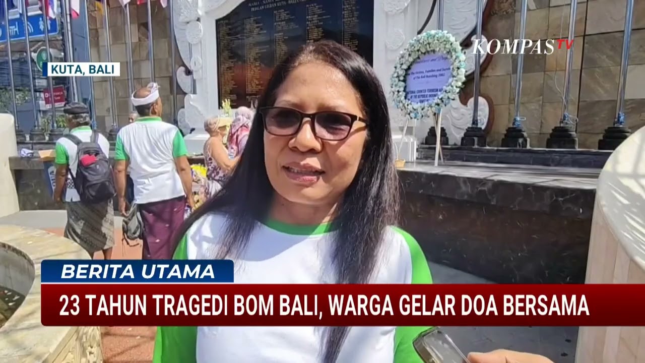 23 Tahun Tragedi Bom Bali, Keluarga Korban dan Wisatawan Adakan Doa Bersama