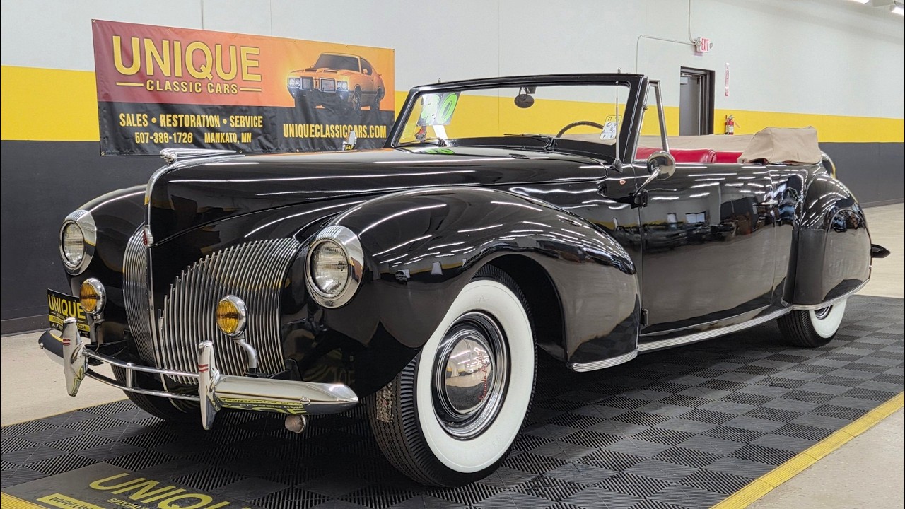 Lincoln Zephyr Continental Cabriolet 1940 года выпуска | Продается за 59 900 долларов.