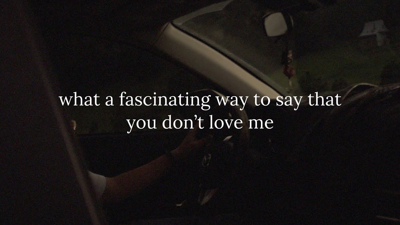 kyle. - What A Fascinating Way To Say That You Don't Love Me (The Visualizer)