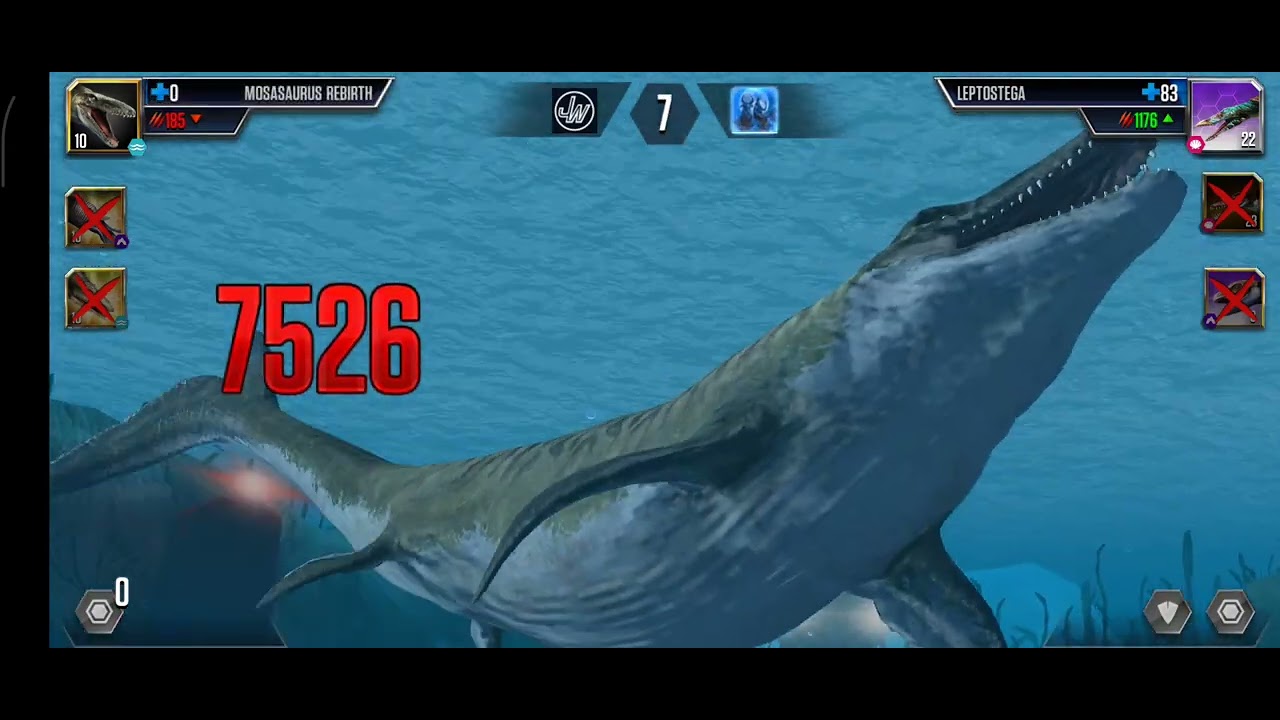Jurassic world the game EP48 สู้ในต้น้ำครั้งแรก