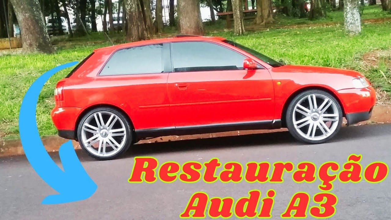 Audi A3 Vermelha duas portas Restauração ep.1