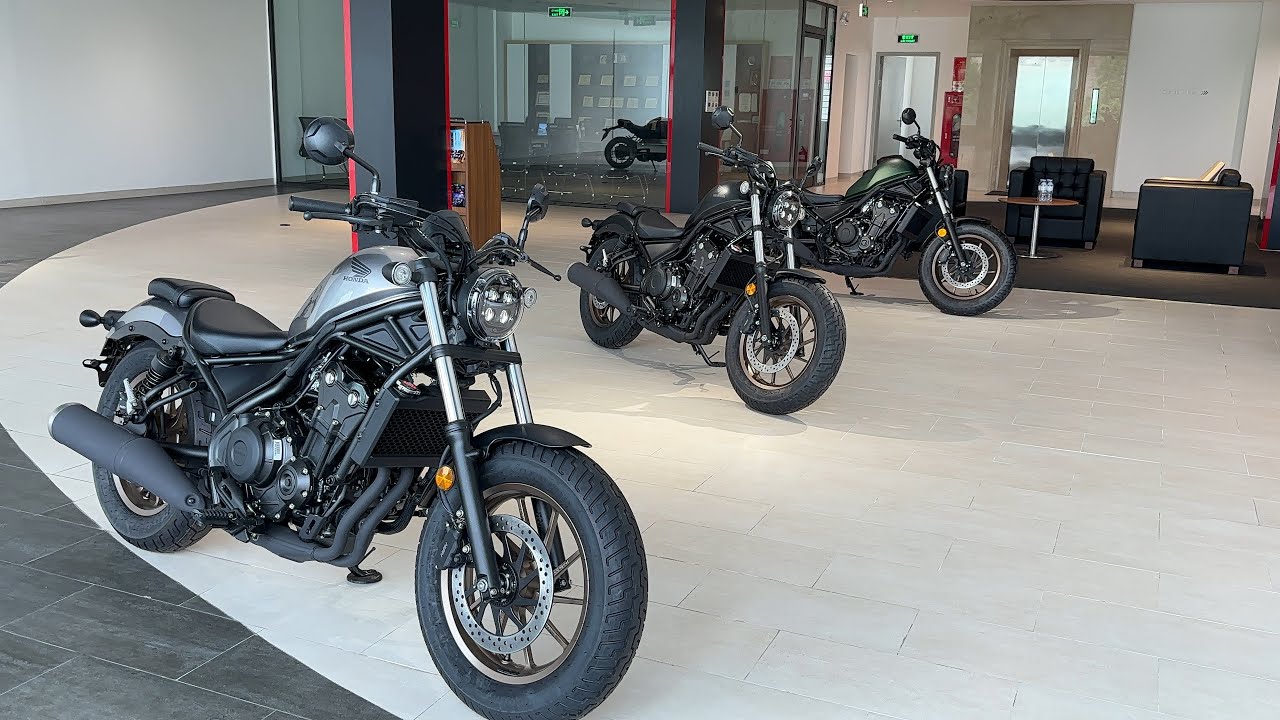Honda Rebel500 model 2024 | Đen, bạc và xanh | Giá Km chỉ 16x triệu