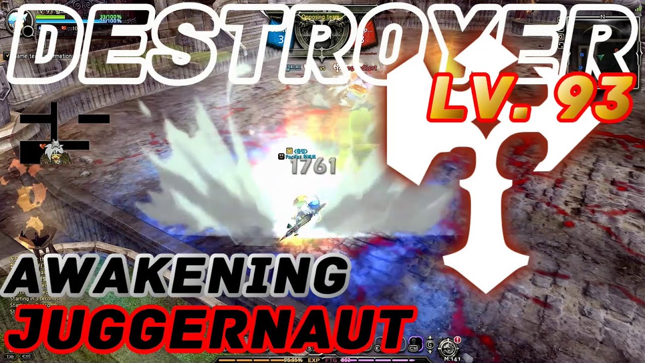 Dragon Nest PvP : Destroyer - The Juggernaut Lv. 93 Awakening KDN KOF Mode.