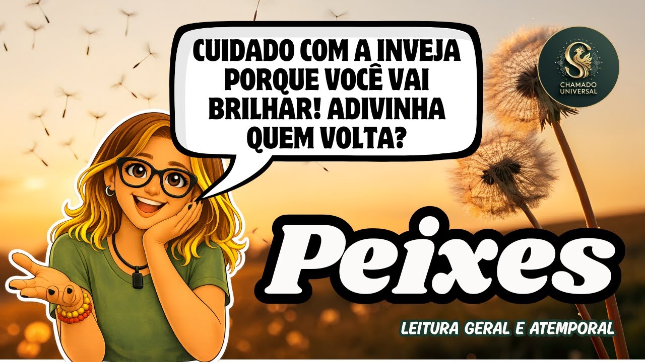 ♓ PEIXES • CUIDADO COM A INVEJA PORQUE VOCÊ VAI BRILHAR! ADIVINHA QUEM VOLTA?