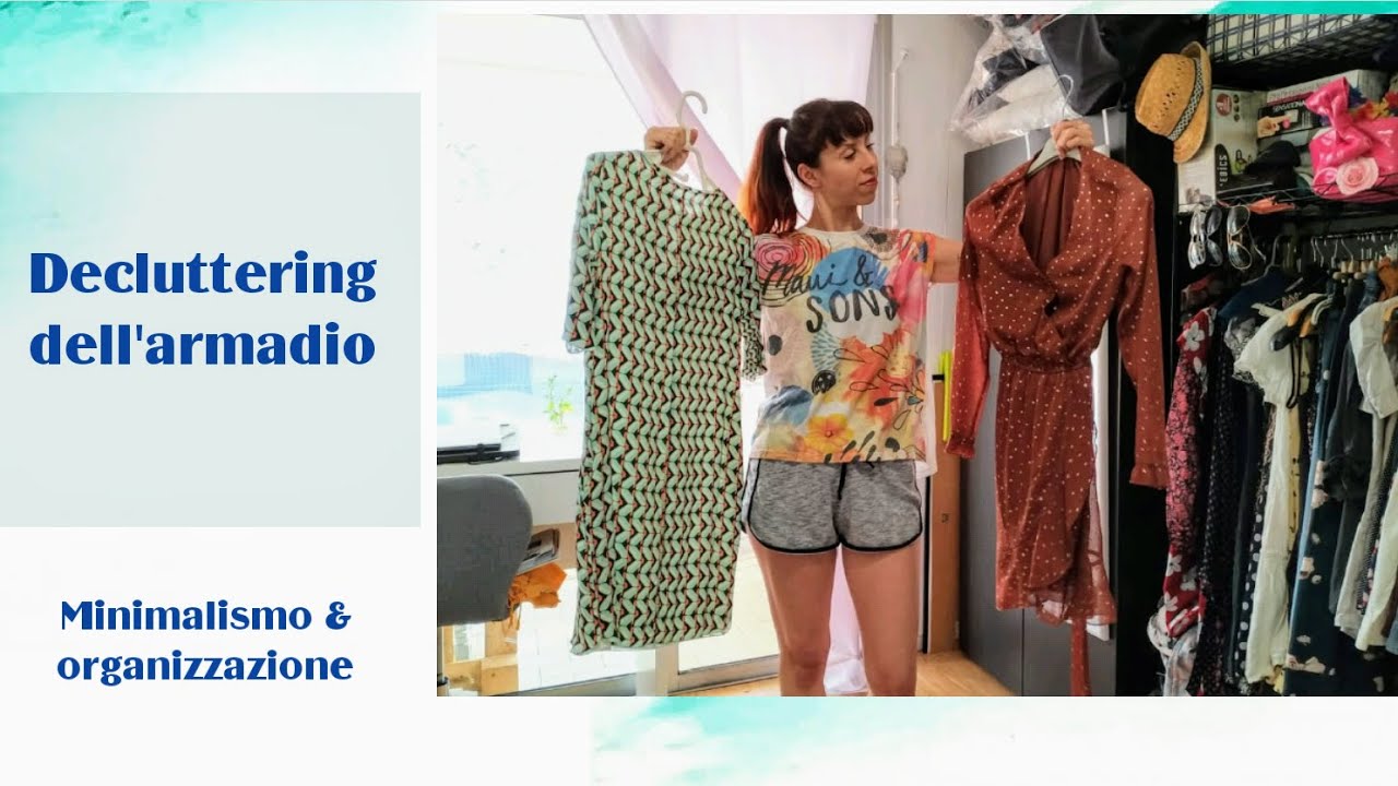 Minimalismo & organizzazione: Decluttering dell'armadio!