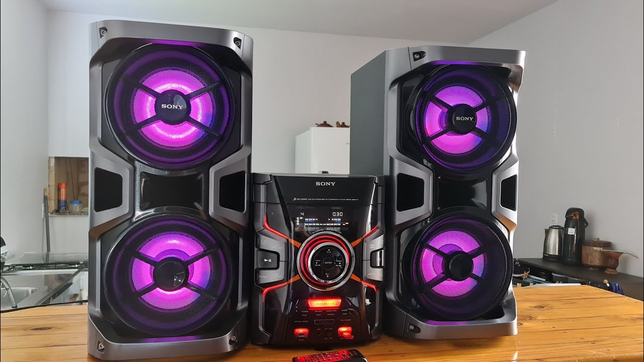 SONY MHC-GPX7 1100w RMS CARACTERÍSTICAS FUNÇÕES E OPINIÃO.