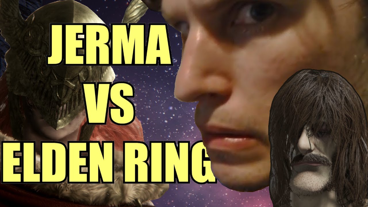 Jerma vs Elden Ring Main Bosses - No Hit