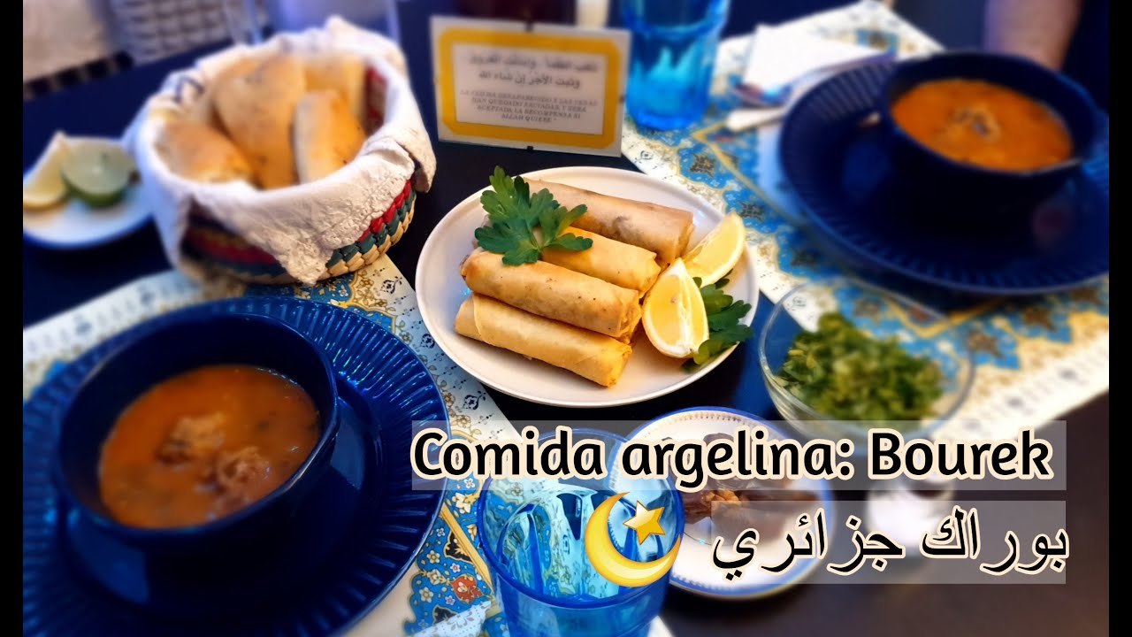 Comida argelina: Bourek - بوراك جزائري (Rollitos rellenos de carne con queso y papas con queso)
