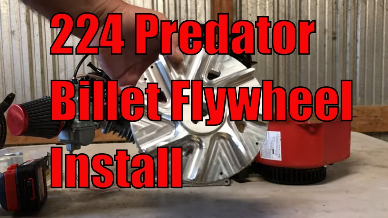 224 Predator Billet Flywheel Install on the Billet Rod Wildcat Flat Top Predator 224 Engine Build