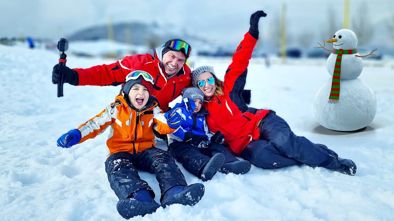 عشنا ٢٤ ساعة في التلج ❄️⛄!!!!