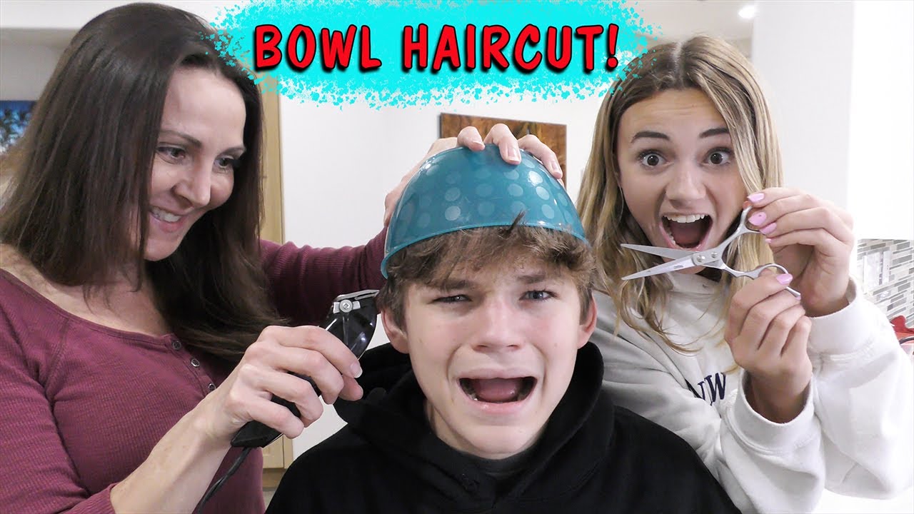WE GIVE TYLER A BOWL HAIRCUT! | We Are The Davises
