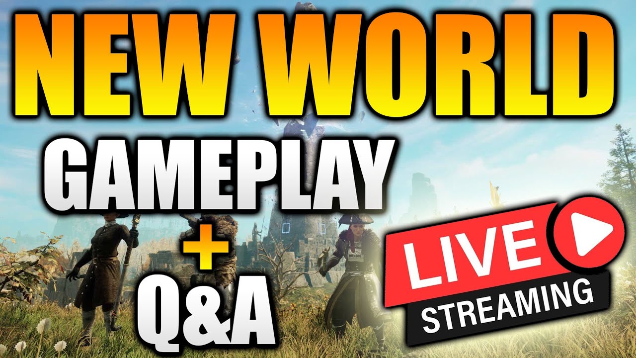 New World MMO Gameplay! - New World PVP ON! - New World LIVE! New World MMO PVP Gameplay!