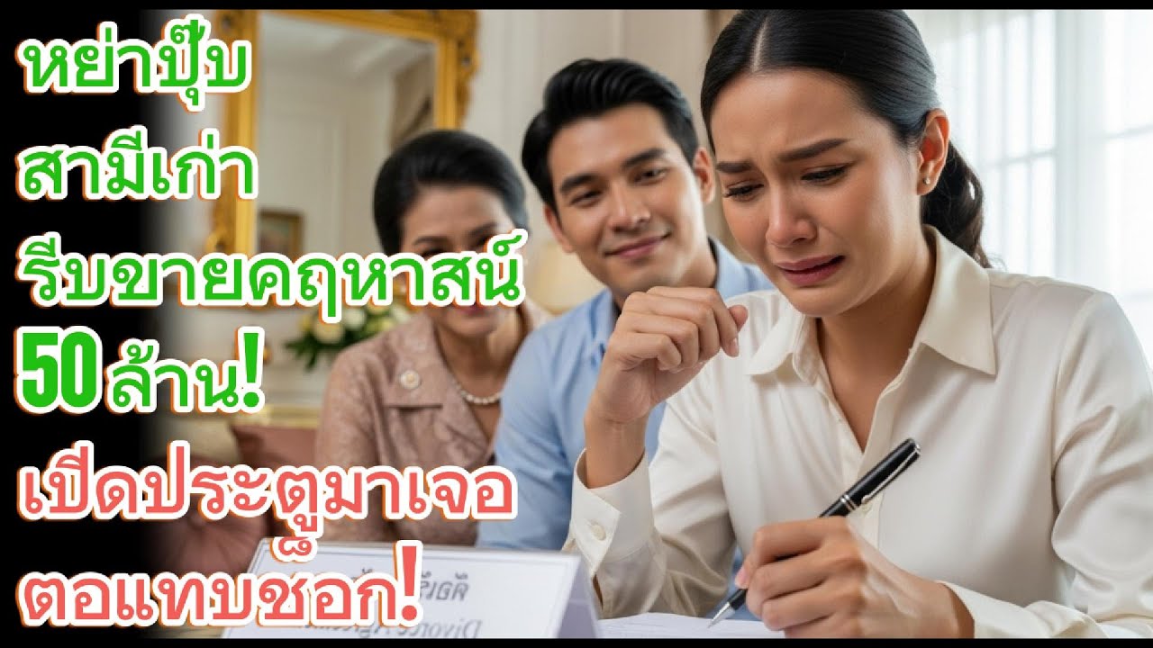 หย่าปุ๊บ สามีเก่ารีบขายคฤหาสน์ 50 ล้าน! เปิดประตูมาเจอตอแทบช็อก!