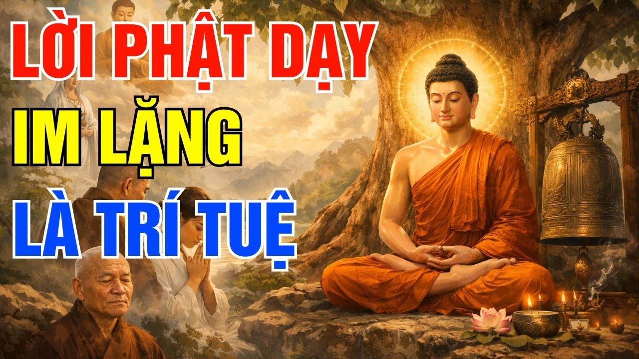 Im Lặng Là Trí Tuệ - Lời Phật Dạy Khiến Bạn Buông Bỏ Mọi Phiền Não Trong Cuộc Sống! Pháp Âm Tịnh Tâm