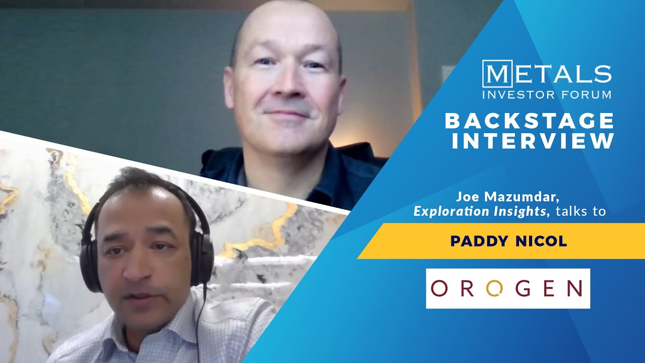 Joe Mazumdar talks to Paddy Nicol of Orogen Royalties Inc after the Jan. 2022 Metals Investor Forum