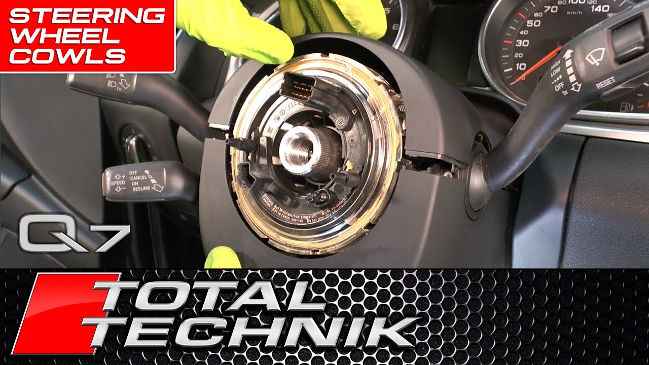 How to Remove Steering Wheel Cowls - Audi Q7 (4L 2005-2015)  | COMPLETE DIY GUIDE